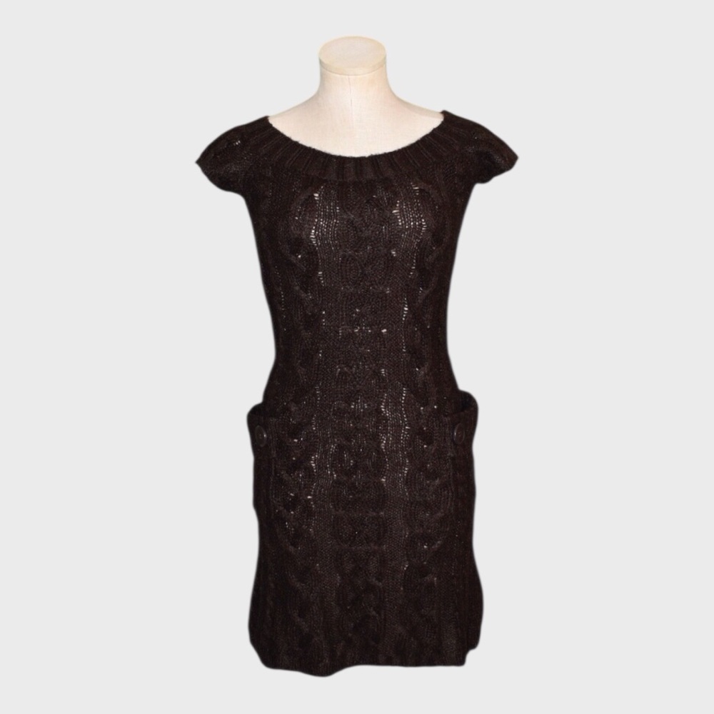 NWT Rue21 Cable Knit Cap Sleeve Sweater Dress